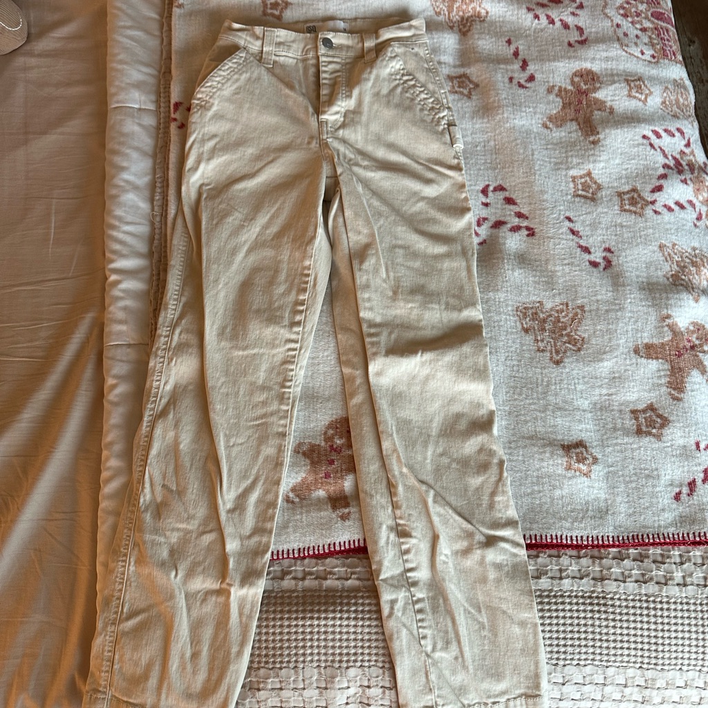 Rsq Women's Beige Straight Leg Pants